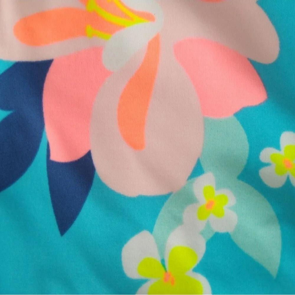 NWT Heat Girls Floral Bikini UPF 50+ Swimsuit